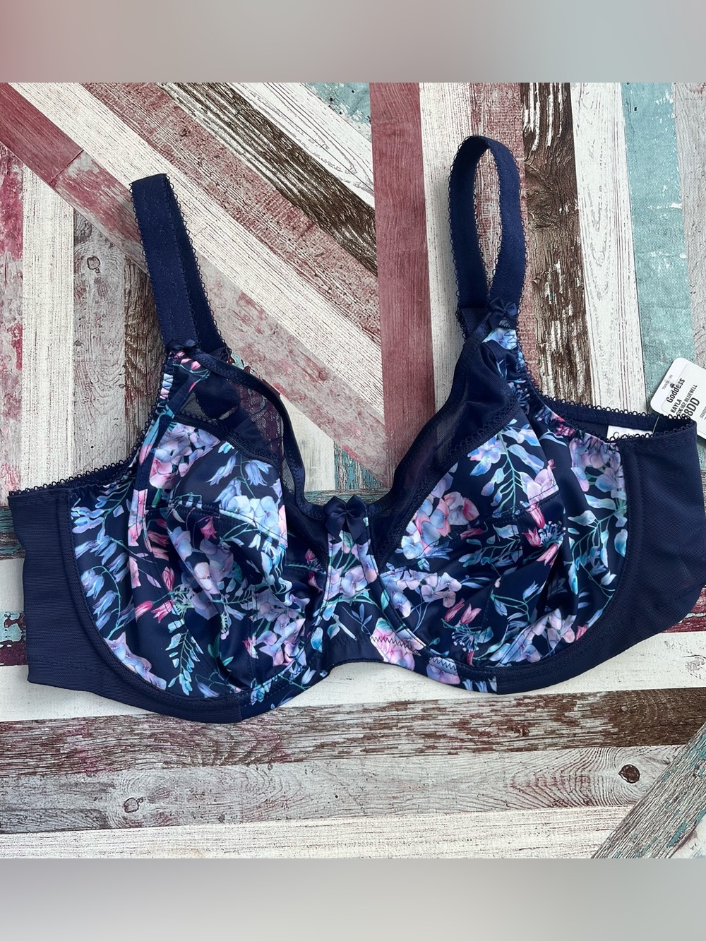 Goddess Women’s Kayla Underwire Bra NWT Bluebell Supportive Shape Lift SZ 38DD